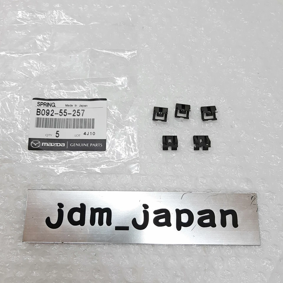 Juego de clips de resorte de panel central genuino OEM B092-55-257×5 para Mazda RX-7 RX7 FD3S Foto 1 de 4