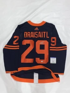 LEON DRAISAITL SIGNED ADIDAS EDMONTON OILERS 2024 STANLEY CUP JERSEY PSA COA - Picture 1 of 3