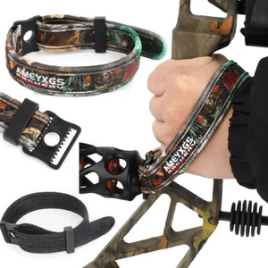 Archery Compound Bow Wrist Sling Adjustable Strap Braided Rope Shooting Hunting - Picture 1 of 14