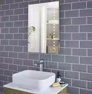 Aurora Bluetooth Audio LED Bathroom Mirror - Picture 1 of 7