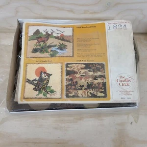 Creative Circle #1824 - Woodland Stag Owl Wild Horses Animals Latch Hook Rugs - Picture 1 of 4