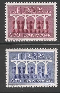 Denmark #755-756 (A240) VF MNH 1984 - 2.70k to 3.70k Europa (1959-84) - Bild 1 von 1
