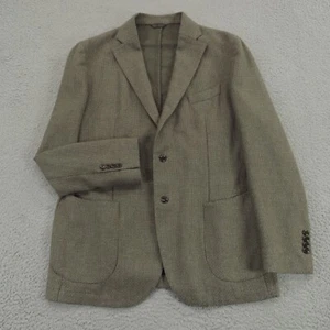 LBM 1911 Blazer 42R Brown Wool Blend Hopsack Unstructured Jacket Limited Edition - Picture 1 of 17