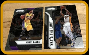 LAKERS KNICKS LOT OF 2 2016 PRIZM JULIUS RANDLE SKYS THE LIMIT AND BASE CARD - Picture 1 of 2