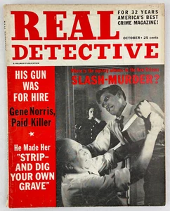 Real Detective Magazine, October 1957, Vintage True Crime Stories, Pulp - Picture 1 of 5