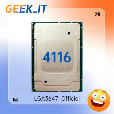 ✅Intel Xeon Silver 4116 SR3HQ 2.1GHz 12C / 24T 16.5MB 85W LGA3647 CPU - Image 1 of 3