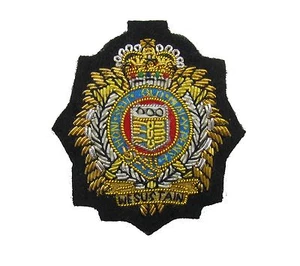 Badge Royal Logistics Corps Beret Badge Black RLC R1614 - Picture 1 of 1