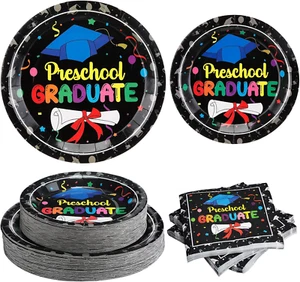 150 Pieces Preschool Graduation Party Decoration Including 100 Graduation Paper - Picture 1 of 12