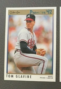 1992 OPC O-Pee-Chee Premier Baseball #49 Tom Glavine Atlanta Braves - Picture 1 of 2