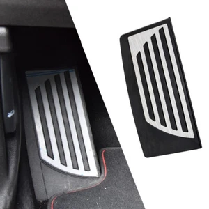 Stainless Steel Foot Rest Pedal Cover For 2017-2025 Alfa Romeo Stelvio Giulia - Picture 1 of 8