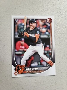 2025 Bowman Baseball Card Rookie RC #37 Coby Mayo NM Free Shipping - Picture 1 of 2