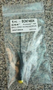 Hex Ball Driver ScrewDriver 5/64 ProGuard™ Bondhus USA SN74604 - Picture 1 of 3