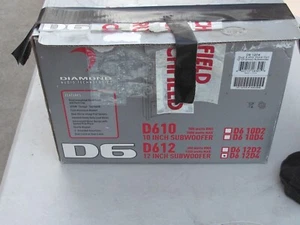 Diamond Audio Speaker Model D612D4 Woofer - Picture 1 of 9