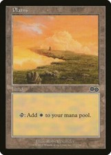 Plains (333) Urza's Saga HEAVILY PLD Basic Land MAGIC GATHERING CARD ABUGames