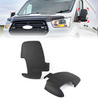 Door Wing Mirror Cover Casing Left &amp; Right Fit Ford Transit MK8 2014-2021 Car wa