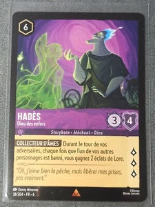 Carte LORCANA FR - Chapitre 6 36/204 Hadès - Rare non Foil Neuf - Imagen 1 de 2