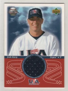 2002 Sweet Spot Team USA Josh Karp Montreal Expos Game Used Jersey BV$8 - Bild 1 von 1