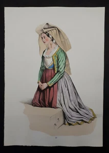 G.G. Gorlich Costumi Popolari Italiani - Campania Costume di Ischia - Bild 1 von 1