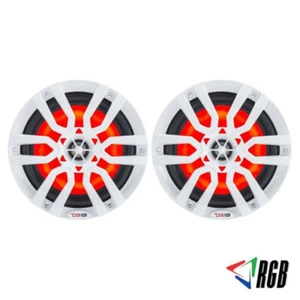 Altavoces Marinos DS18 Hydro NXL8 8" Blanco Power Sport RGB LED 1 PAR 750 Vatios - Imagen 1 de 7