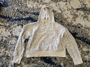 Pink Rose Girls Hoodie Sweatshirt Cropped Size L (14) - Picture 1 of 3
