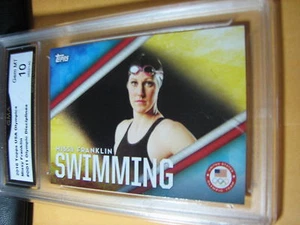 MISSY FRANKLIN SWIMMING 2016 TOPPS USA OLYMPICS DISCIPLINES # OD11 GRADED 10 - Picture 1 of 1