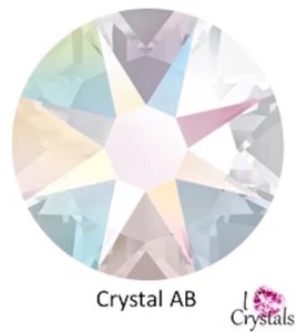 CRYSTAL AB Clear 16ss 4mm 2088 IHC Austrian Flatback Rhinestones 144 pcs - Picture 1 of 7