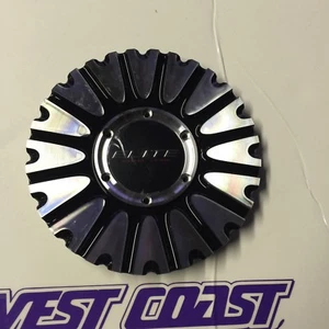 Elite Monarch Black Machined Wheel Screw Hole Replacement Center Cap Part# M-796 - Picture 1 of 1