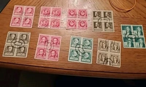 UNITED STATES USA 1940 AMERICANcommerative SCOTT Fancy Canceled Lot Of 9 Blocks  - Bild 1 von 1