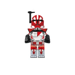 Custom Star Wars Commander Ganch Minifigure with Plastic Pauldron - Picture 1 of 1