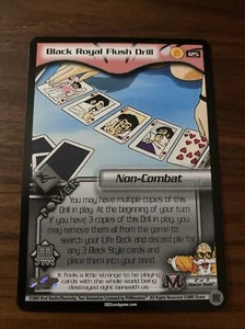 Black Royal Flush Drill LIMITED Buu Saga Dragonball Z CCG - Picture 1 of 2