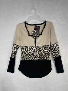 No boundaries henley pullover 2 piece set with scrunchie (SIZE medium 7/9) - Picture 1 of 2