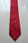 T.M Lewin red silk necktie with spotted print