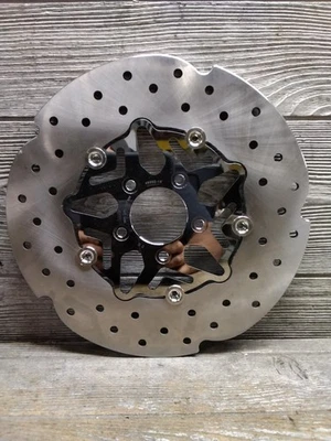 Rotor de freno delantero flotante cromado Harley Davidson Touring OEM  Foto 1 de 4