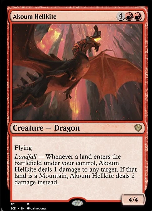 MTG Akoum Hellkite English SCD - Image 1 of 1
