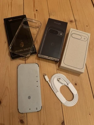 Google Pixel 9 128GB Obsidian / neuwertiger Zustand aus Juli 2025 - Bild 1 von 4