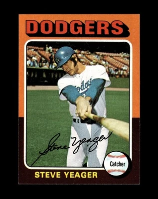 Topps Set-Break #376 1975 Steve Yeager casi nuevo-como nuevo o mejor *GMCARDS* Foto 1 de 2