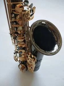New A-992 Alto Saxophone Eb Tune playing black sax With case Free shipping - Picture 1 of 7