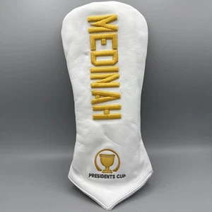 Medinah Country Club Head Driver Cover Presidents Cup Links and Kings White New - Picture 1 of 3