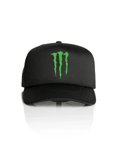 MONSTER ENERGY LOGO TRUCKER DRUCKKNOPFLASCHE MÜTZE UNISEX ERWACHSENE - Bild 1 von 2