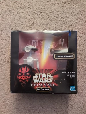 Hasbro Star Wars Episode I Pit Droids 12” TWO Fully Poseable Figure 1999 NISB - Image 1 of 4