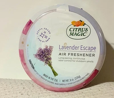 Ambientador sólido absorbente de olores Citrus Magic "Lavender Escape" paquete de 2 8 oz Foto 1 de 2