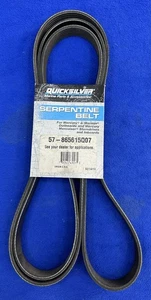 Cinturón serpentino Mercury MerCruiser V8 7,4/502 57-865615Q07 57-865615-007 OEM - Imagen 1 de 3