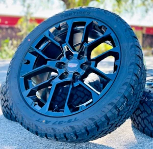 22" 2025 Cadillac Escalade Wheels Rims Tires Onyx GMC Yukon Denali Chevy Tahoe - Picture 1 of 23