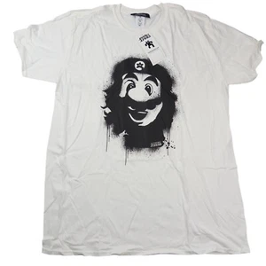 Joystick Junkies Men's Revolution Super Mario Cotton T-Shirt, White. XL - Picture 1 of 7
