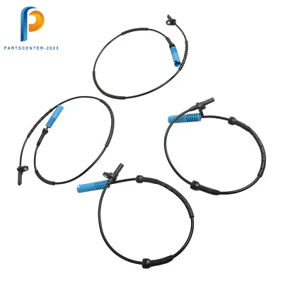 Sensor de velocidad de rueda ABS de 4 piezas apto para BMW 335i xDrive 2006 07 08 09 10 11 12 2013 Foto 1 de 4