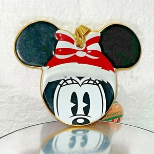 DISNEY Ceramic ICON Christmas Ornament - MINNIE MOUSE **FREE OFFER** - Picture 1 of 2