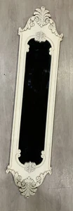 Shabby Chic Long White Washed Mirror Unique Farm House Style 58 + Inch - Picture 1 of 24