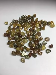 123.67 Quilates Mezclado Elegante Natural Uncut Cortable Rough Diamante Lote - Picture 1 of 3