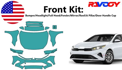 For KIA Forte LX LXS 2022-2024 Full Front Paint Protection Film PreCut Kit PPF  - Image 1 of 4