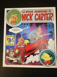 LEERES PANINI ALBUM DIE ABENTEUER VON NICK CARTER 1974 IM NACHLASSZUSTAND - Bild 1 von 2
